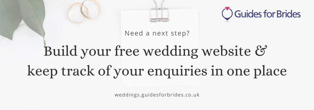 Build your wedding website and online planner