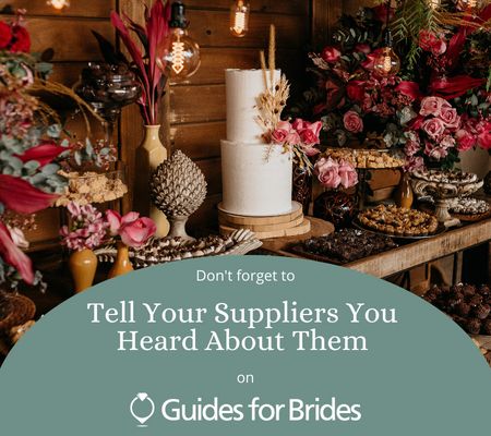 Dont forget to mention Guides for Brides